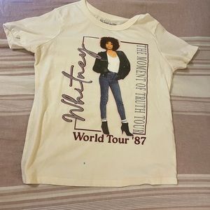 whitney houston tshirt